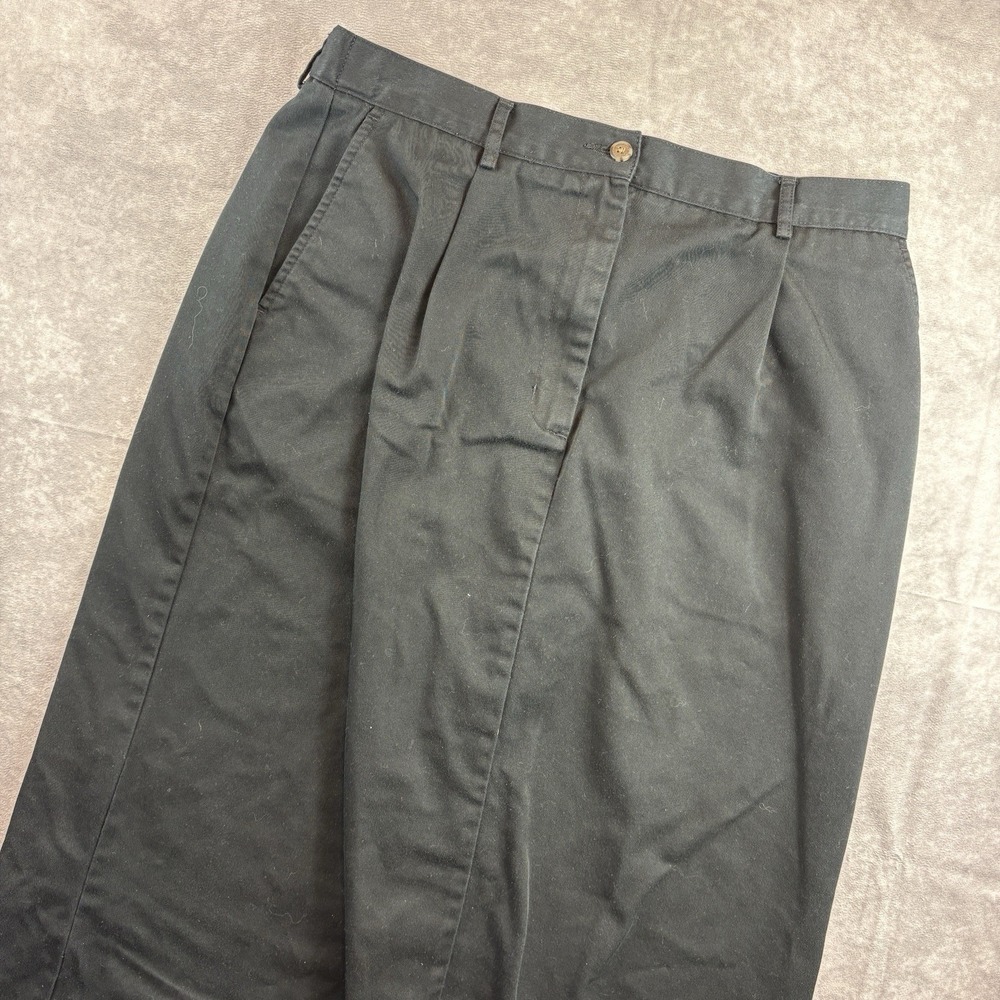 Vintage LL Bean Skirt Womens 16 Black Hiking Outdoor Preppy Casual‎ 90s
